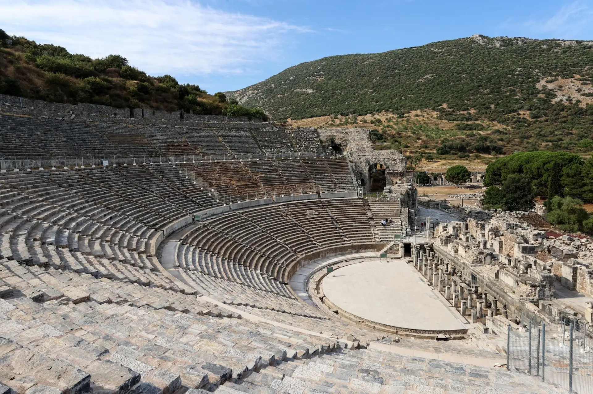 Great Theatre of Ephesus aerial view, Kusadasi shore excursion